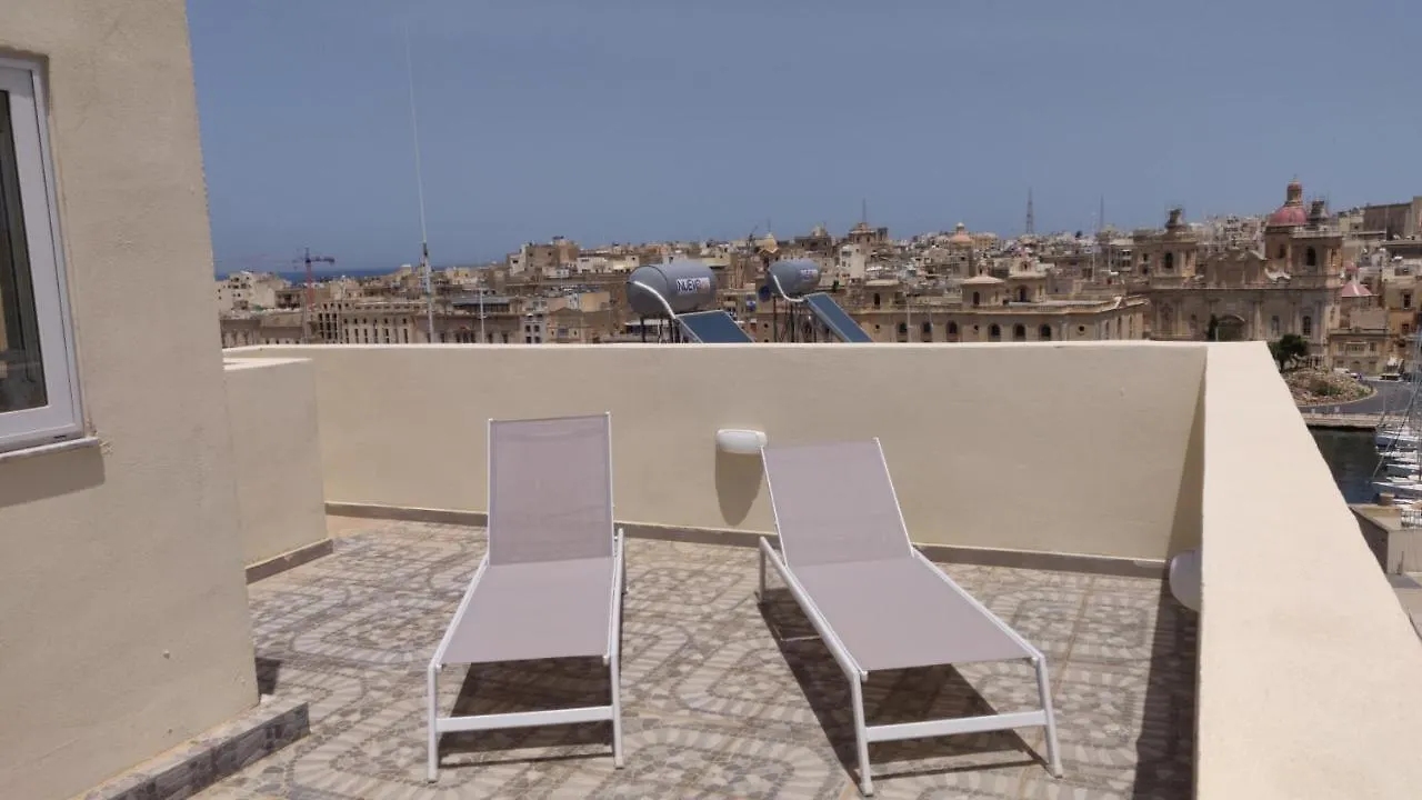 The Penthouse Flat-Terrace&View Apartment Senglea