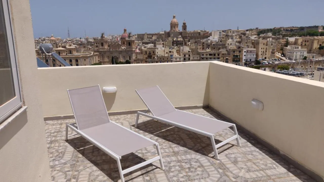 The Penthouse Flat-Terrace&View Apartment Senglea
